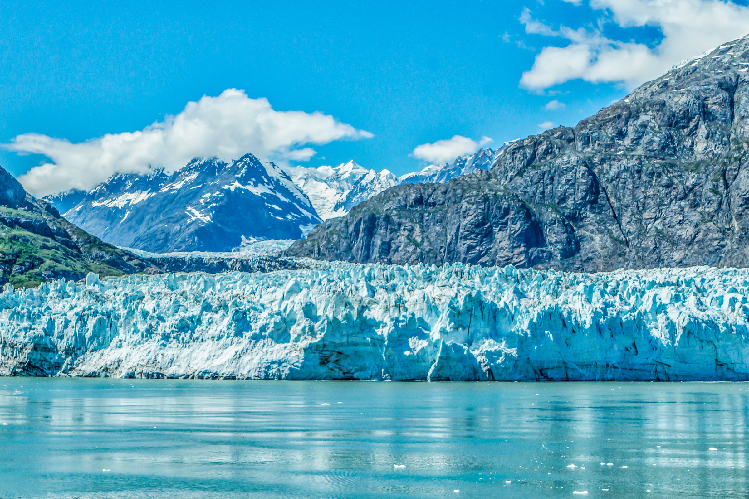 Glacier in Glacier Bay, Alaska