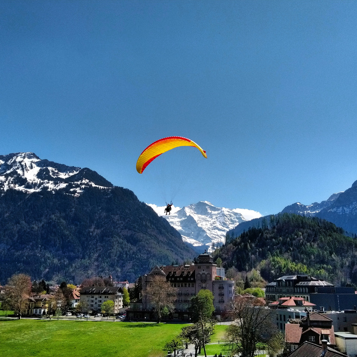 Paralayang in Interlaken