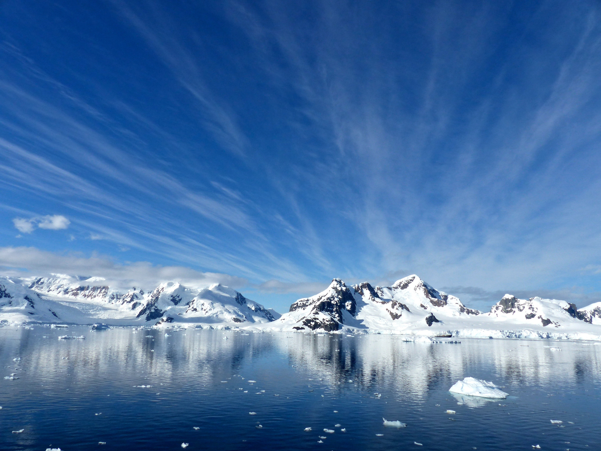 Mountain Landscape in the Antarctica